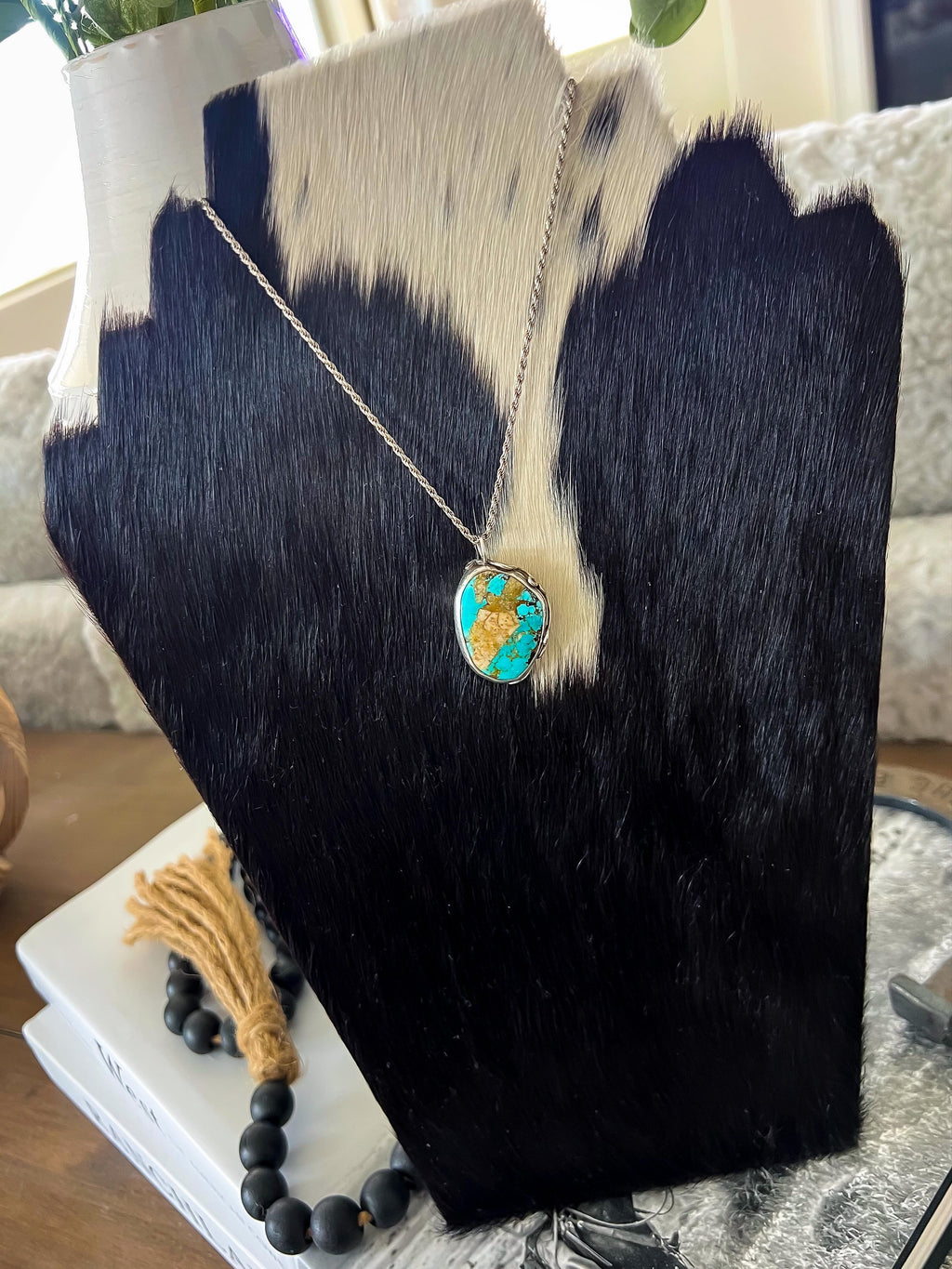 🏜️Desert Sky Turquoise Necklace 🪨✨