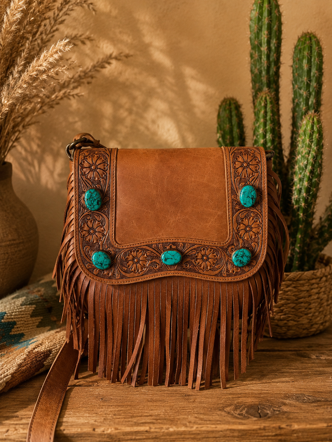 Loyal West Boho Medium Tassle Bag