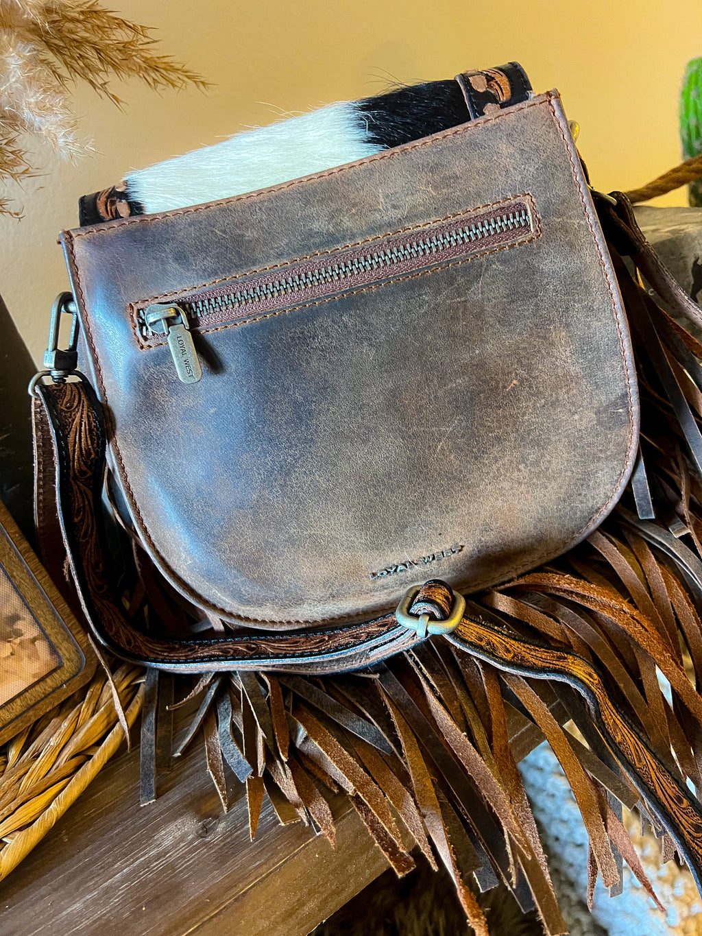 Loyal West Desert Dahilia Tassle Bag