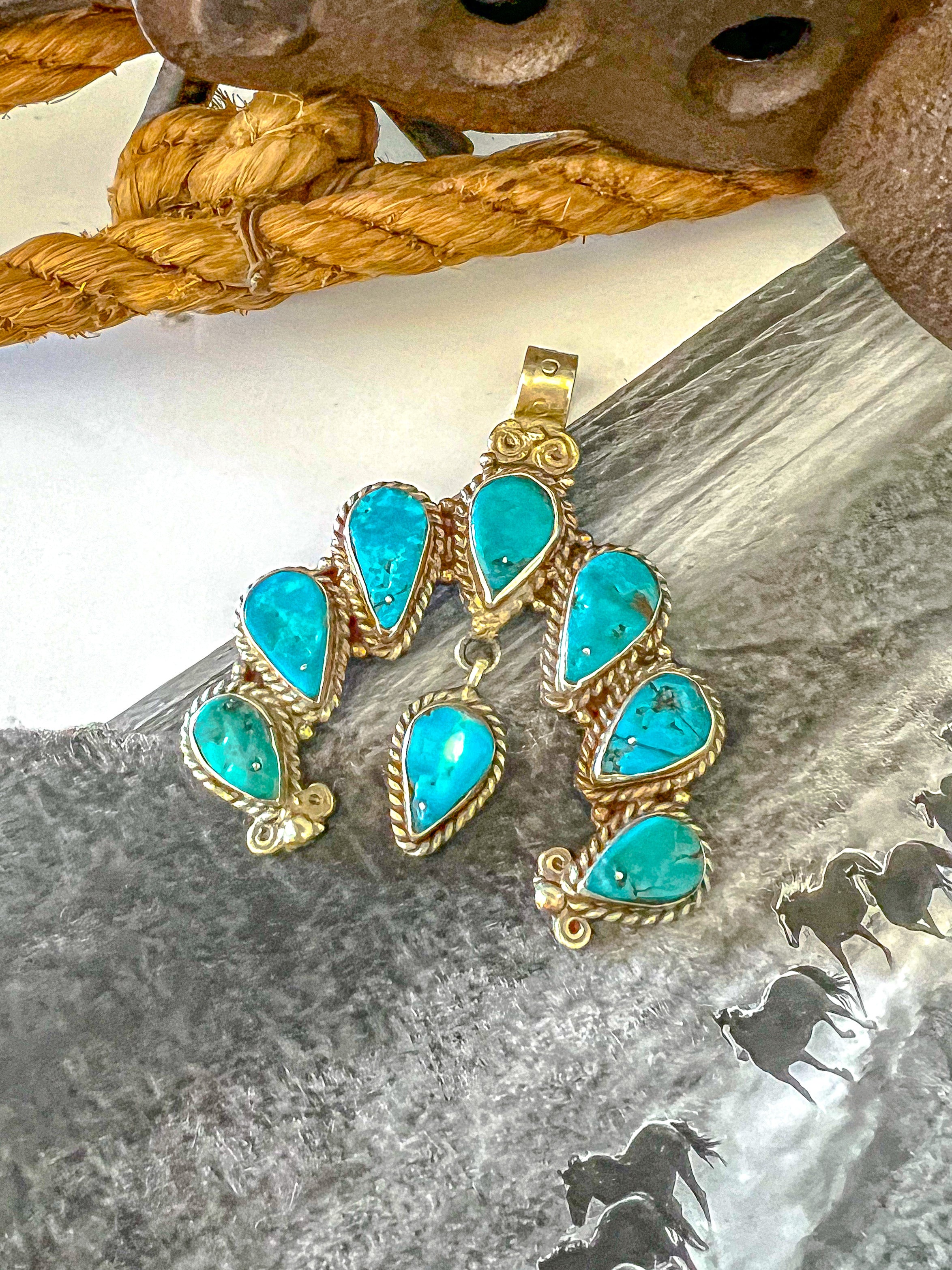 Turquoise Point Pendant