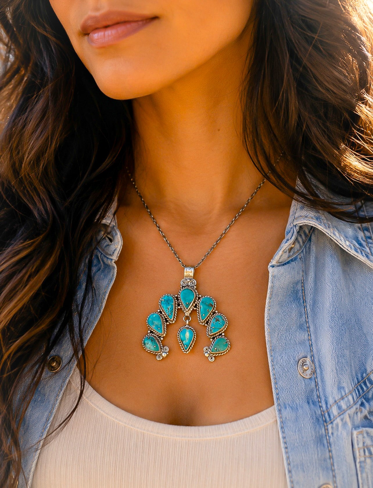 Turquoise Point Pendant