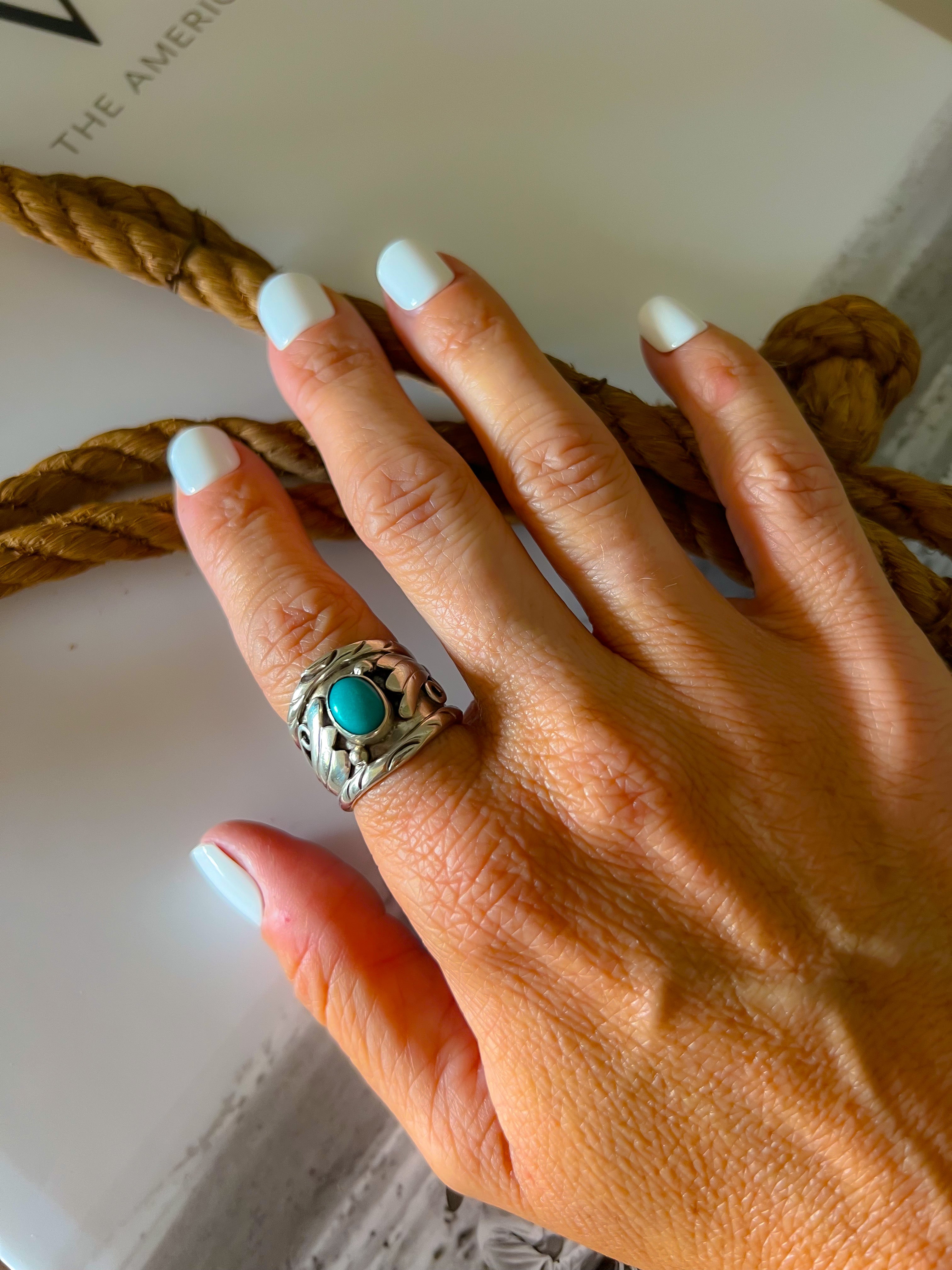 Sierra Turquoise Sterling Ring