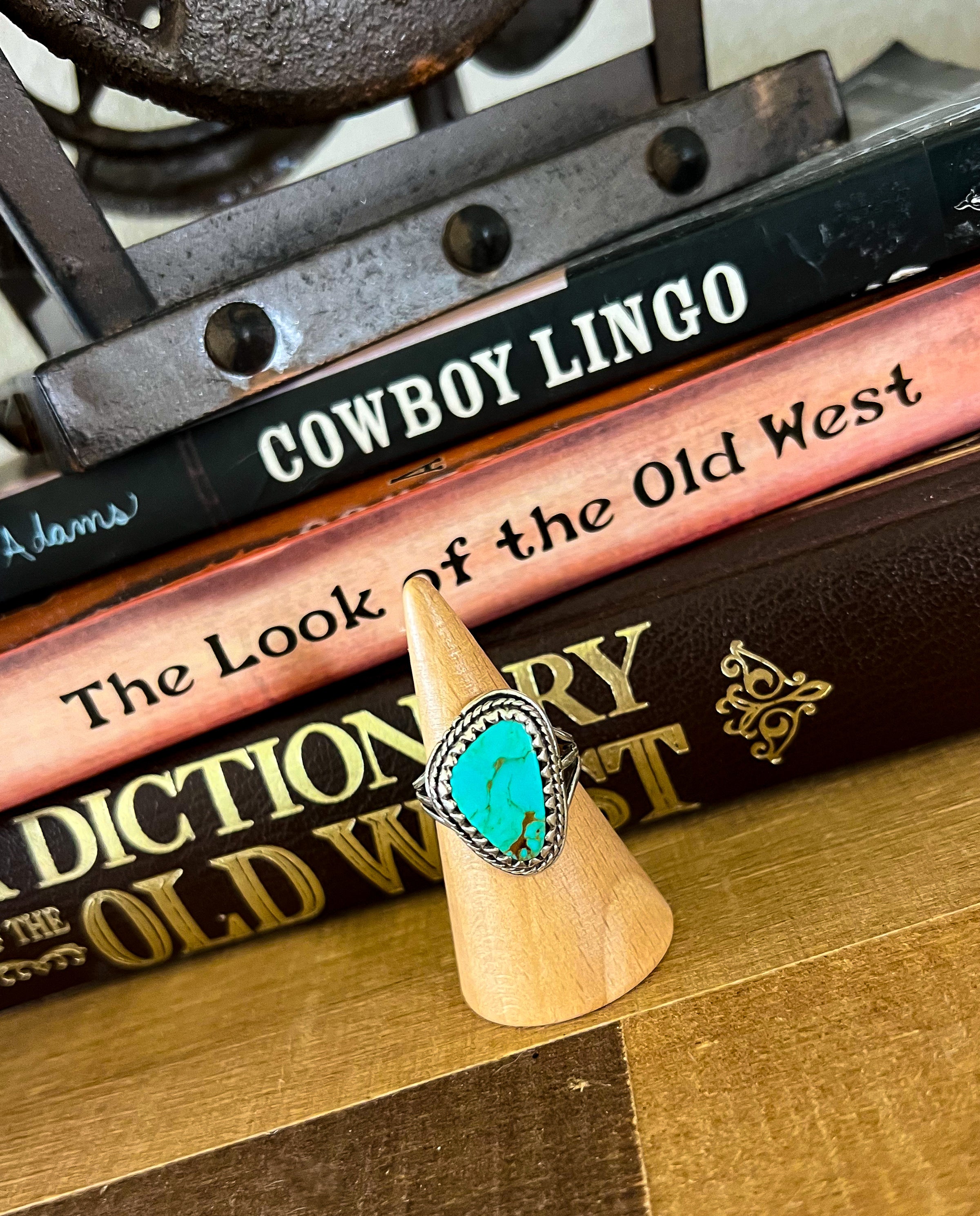 🏜️Vintage Turquoise Sterling Ring
