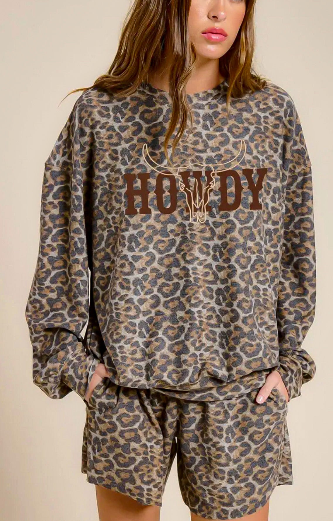 🤠 HOWDY LEOPARD SWEATSHIRT 🤠